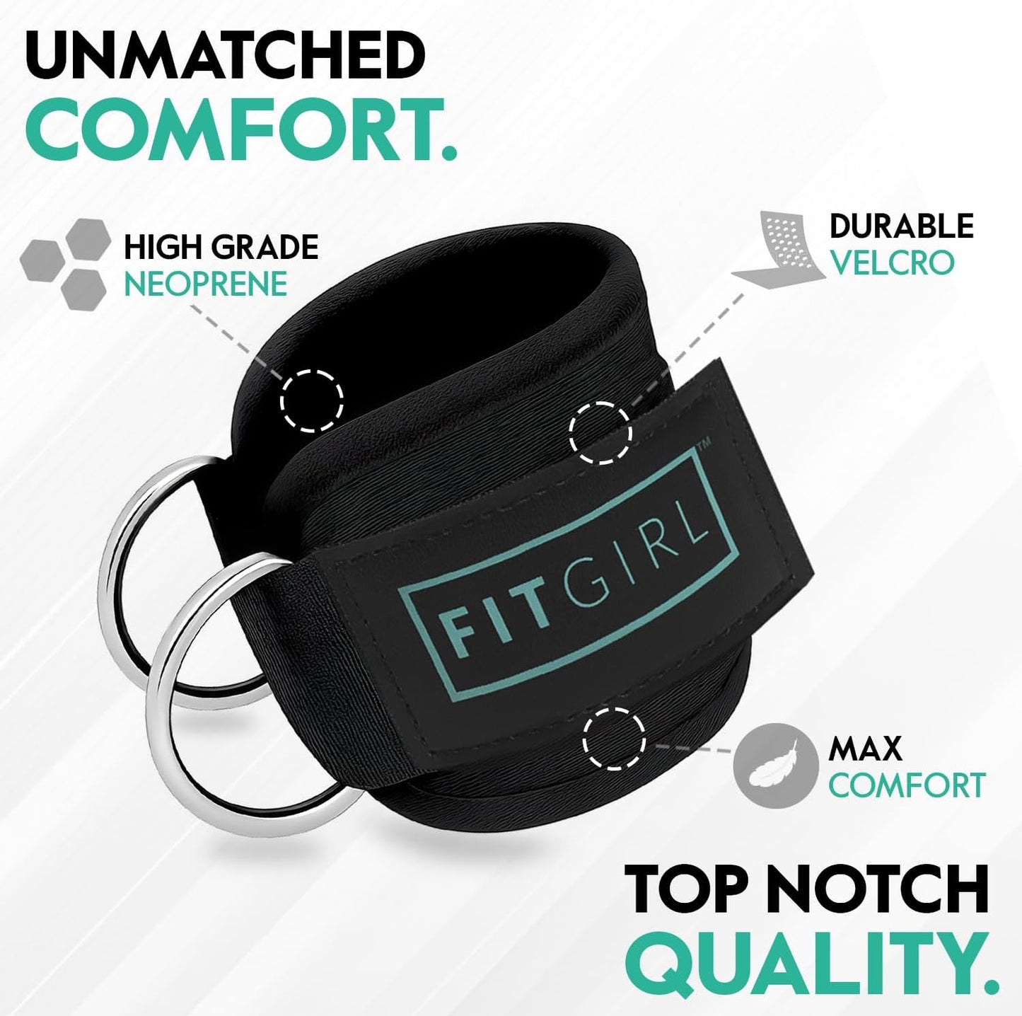 - Ankle Strap for Cable Exercise Machines, Work Out Cuff Attachment for Home & Gym, Glute Workouts - Kickbacks, Leg Extensions, Hip Abductors, for Exercise Machine Attachments