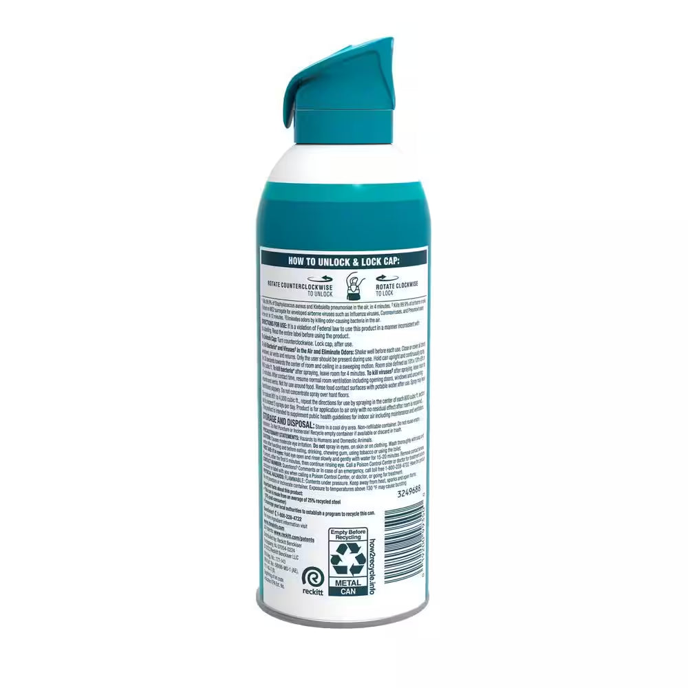 Air Sanitizer Spray, for Air Sanitization and Odor Elimination, Simple Fresh, 10 Fl. Oz