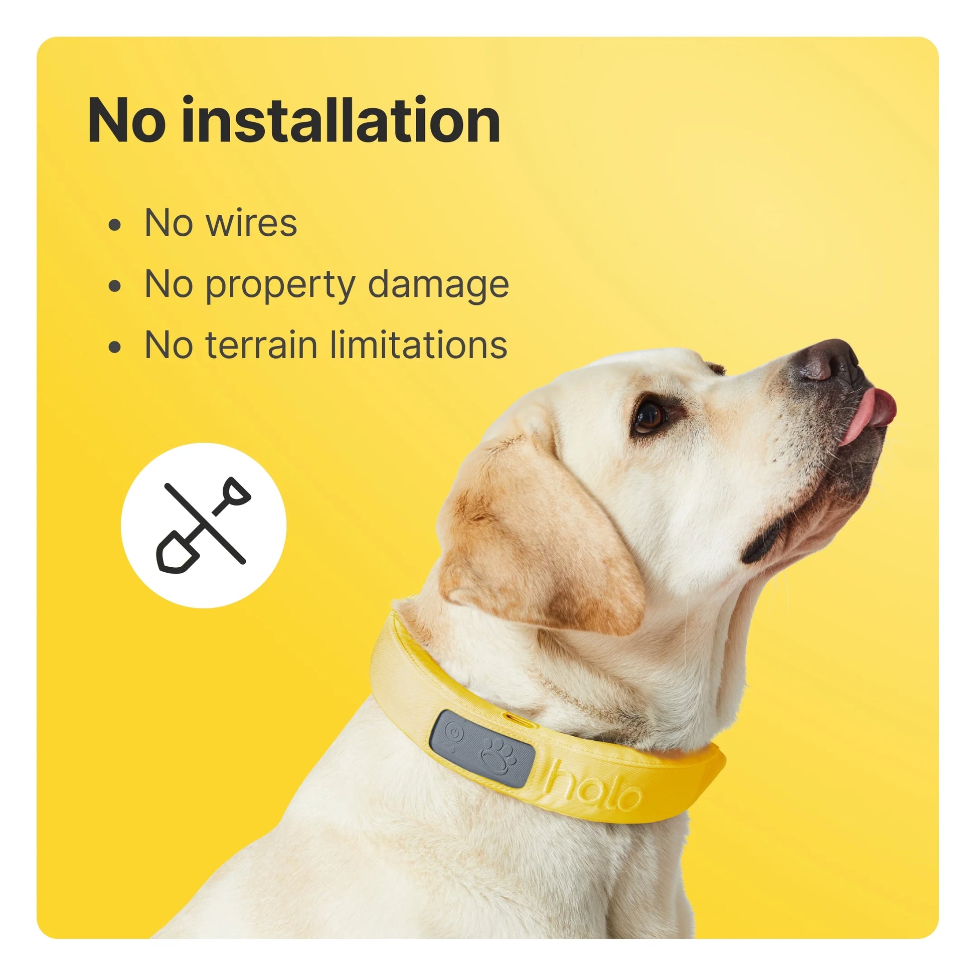 3 - Wireless GPS Dog Fence & Training Collar with Real-Time Tracking, Sunburst, Small