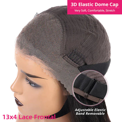 Ishow Loose Deep Wave HD Lace Frontal Wig Pre-Plucked Glueless Human Hair Wigs 13X4 Transparent Lace Wig