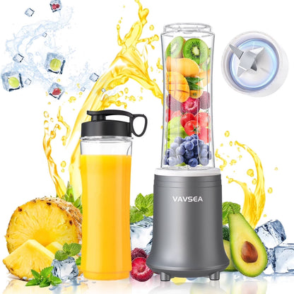 Personal Blender, Blender for Smoothie with BPA Free Travel Cup and Lid, Smoothie Blender for Kitchen, Office and Sports