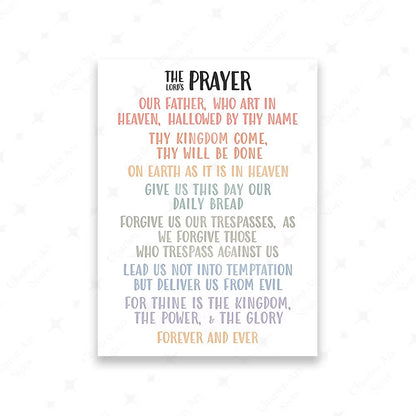 Kids Bible Verses Christian Church Scripture Wall Art Canvas Painting Print Biblical Affirmation Poster Picture Child Room Decor