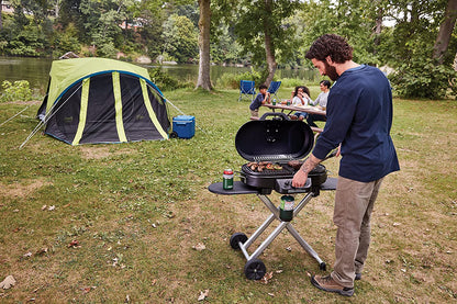 Roadtrip 285 Portable Stand-Up Propane Grill with 3 Adjustable Burners & Instastart Ignition, 20,000 Btus of Power for Outdoor Cooking, Camping, Tailgating, Grilling, Bbqs, & More